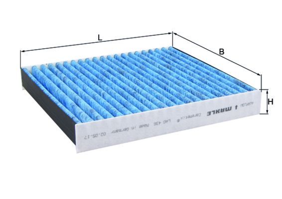 Filtras, salono oras KNECHT LAO 436