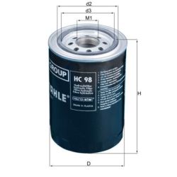 Filtras, hidraulinė sistema KNECHT HC 98