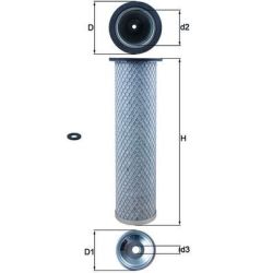 Antrinis oro filtras KNECHT LXS 214