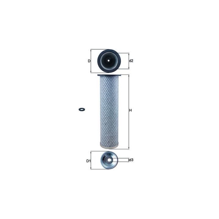 Antrinis oro filtras KNECHT LXS 214