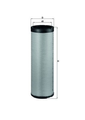 Antrinis oro filtras KNECHT LXS 223