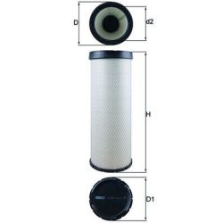 Antrinis oro filtras KNECHT LXS 252