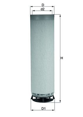 Antrinis oro filtras KNECHT LXS 272