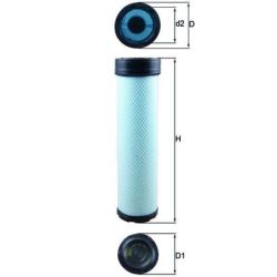 Antrinis oro filtras KNECHT LXS 284