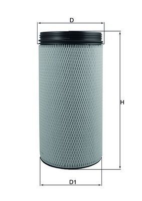 Antrinis oro filtras KNECHT LXS 300