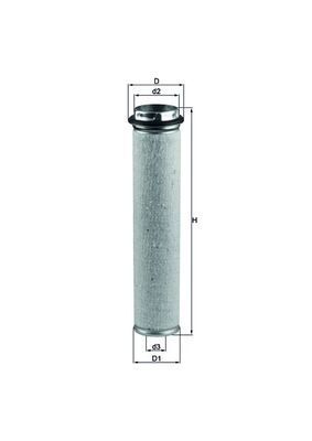 Antrinis oro filtras KNECHT LXS 5/1