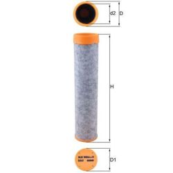 Antrinis oro filtras KNECHT LXS 7045