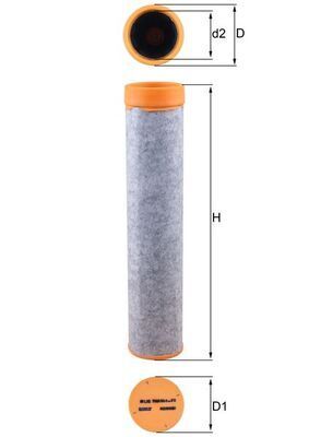 Antrinis oro filtras KNECHT LXS 7060