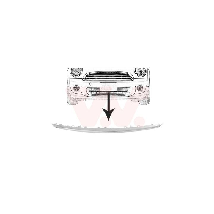 Apdailos/apsauginės juostelė, buferis VAN WEZEL 0508598