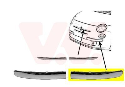 Apdailos/apsauginės juostelė, buferis VAN WEZEL 1604581