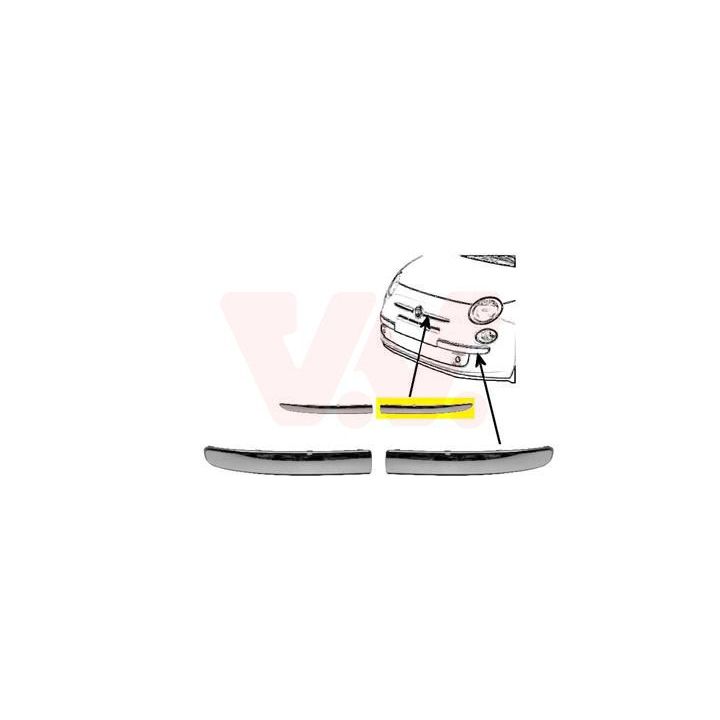 Apdailos/apsauginės juostelė, buferis VAN WEZEL 1604583