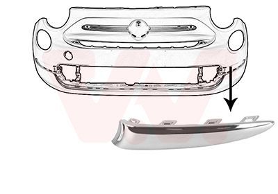 Apdailos/apsauginės juostelė, buferis VAN WEZEL 1614581