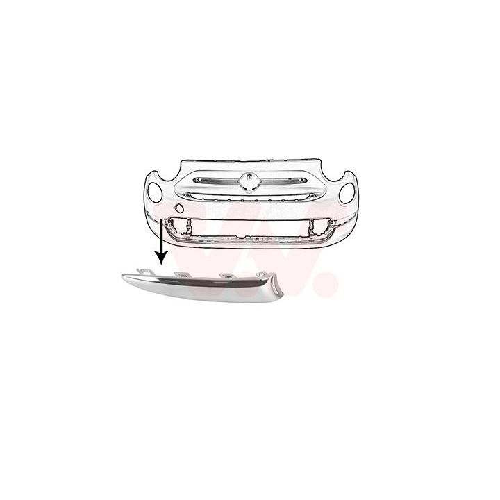 Apdailos/apsauginės juostelė, buferis VAN WEZEL 1614582