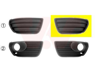 Ventiliacijos grotelės, buferis VAN WEZEL 1622591