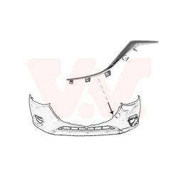 Apdailos/apsauginės juostelė, buferis VAN WEZEL 2744581