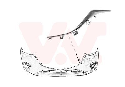 Apdailos/apsauginės juostelė, buferis VAN WEZEL 2744581