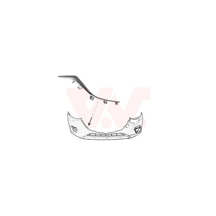 Apdailos/apsauginės juostelė, buferis VAN WEZEL 2744582