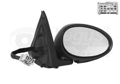 Išorinis veidrodėlis VAN WEZEL 0211808