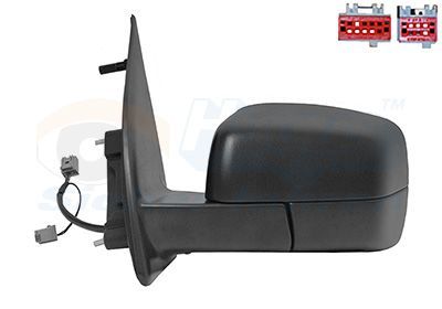 Išorinis veidrodėlis VAN WEZEL 0250807