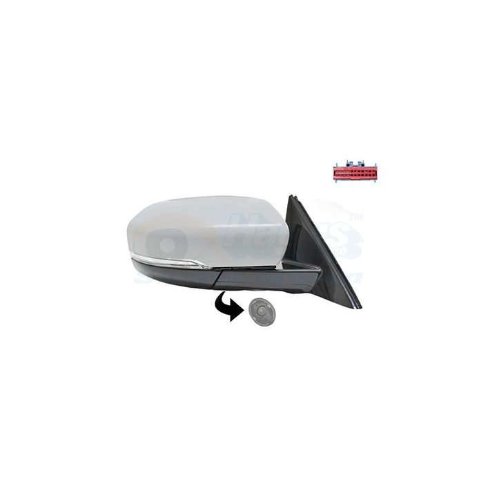 Išorinis veidrodėlis VAN WEZEL 0251818
