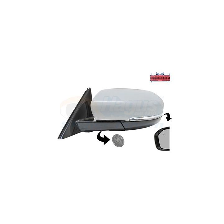 Išorinis veidrodėlis VAN WEZEL 0251825