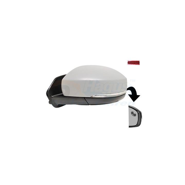 Išorinis veidrodėlis VAN WEZEL 0258825