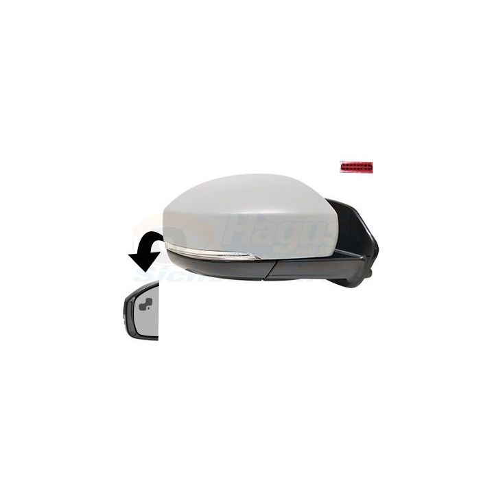 Išorinis veidrodėlis VAN WEZEL 0258826