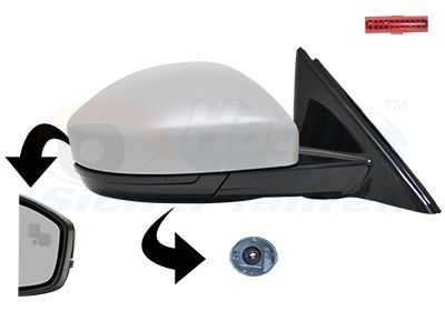 Išorinis veidrodėlis VAN WEZEL 0261828