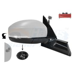 Išorinis veidrodėlis VAN WEZEL 0262826