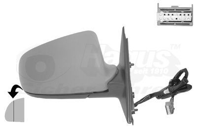 Išorinis veidrodėlis VAN WEZEL 0326808