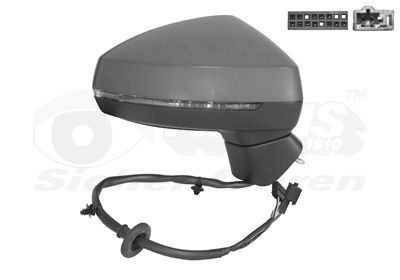 Išorinis veidrodėlis VAN WEZEL 0335828