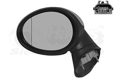 Išorinis veidrodėlis VAN WEZEL 0515807