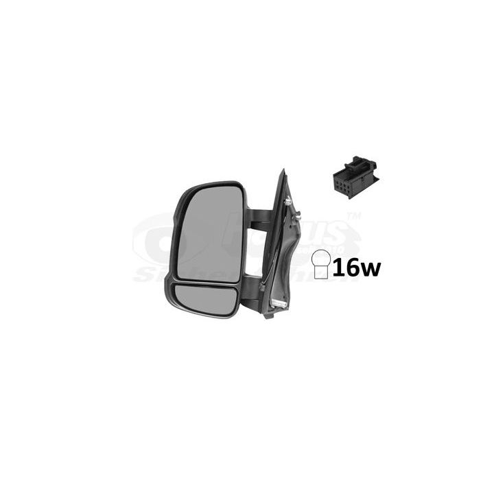 Išorinis veidrodėlis VAN WEZEL 0983807