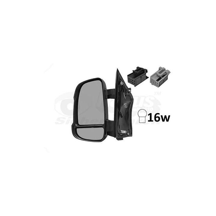 Išorinis veidrodėlis VAN WEZEL 0983827