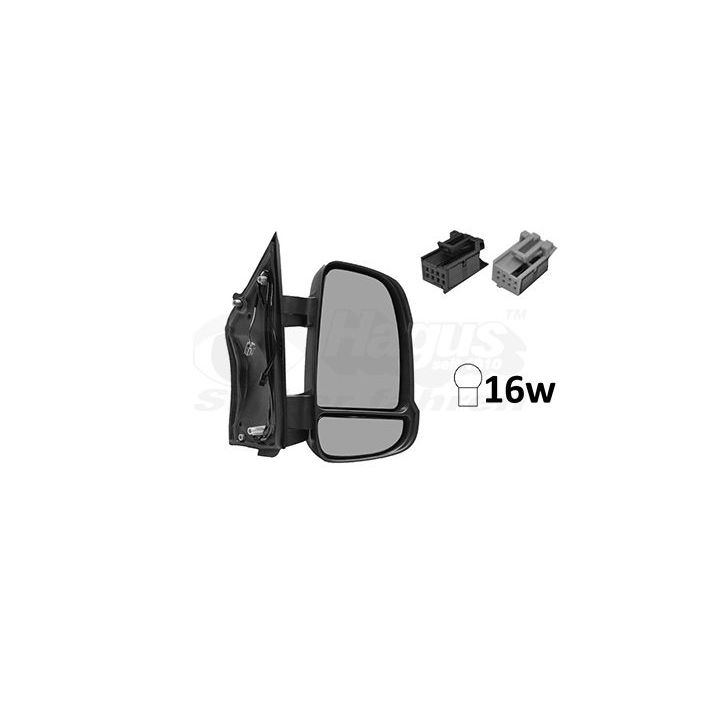 Išorinis veidrodėlis VAN WEZEL 0983828