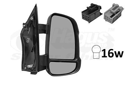 Išorinis veidrodėlis VAN WEZEL 0983828