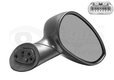 Išorinis veidrodėlis VAN WEZEL 1604806