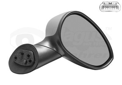 Išorinis veidrodėlis VAN WEZEL 1604818