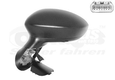 Išorinis veidrodėlis VAN WEZEL 1624805