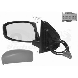 Išorinis veidrodėlis VAN WEZEL 1625817