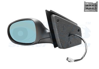 Išorinis veidrodėlis VAN WEZEL 1629807