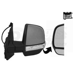 Išorinis veidrodėlis VAN WEZEL 1638817