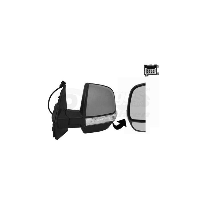 Išorinis veidrodėlis VAN WEZEL 1638817