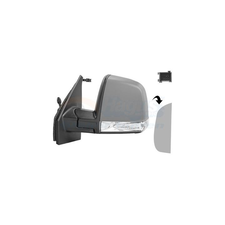 Išorinis veidrodėlis VAN WEZEL 1639813