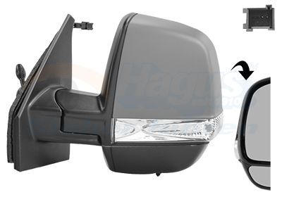 Išorinis veidrodėlis VAN WEZEL 1639817