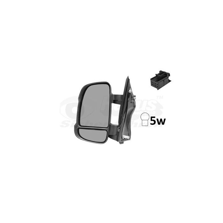 Išorinis veidrodėlis VAN WEZEL 1651801