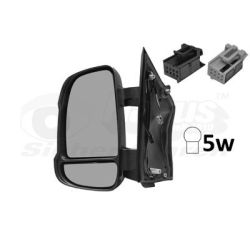 Išorinis veidrodėlis VAN WEZEL 1651803