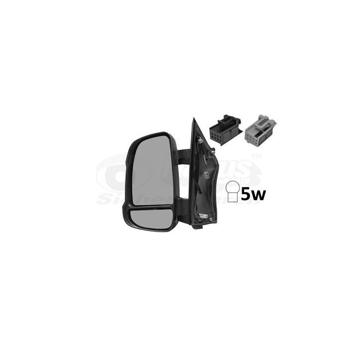 Išorinis veidrodėlis VAN WEZEL 1651803