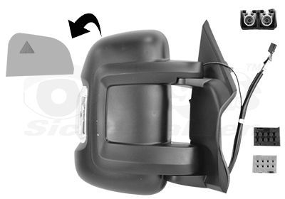 Išorinis veidrodėlis VAN WEZEL 1652818