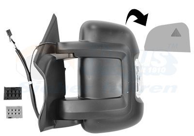 Išorinis veidrodėlis VAN WEZEL 1652825